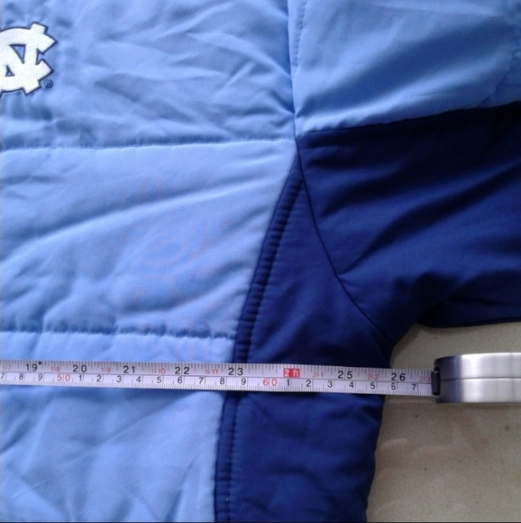Vintage Nike Team Jordan NCAA UNC North Carolina Tar Heels reversible Jacket L - Picture 6 of 8